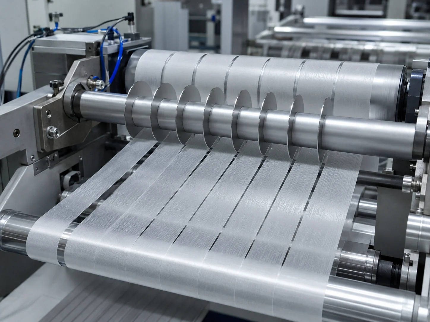 Oral film slitting process
