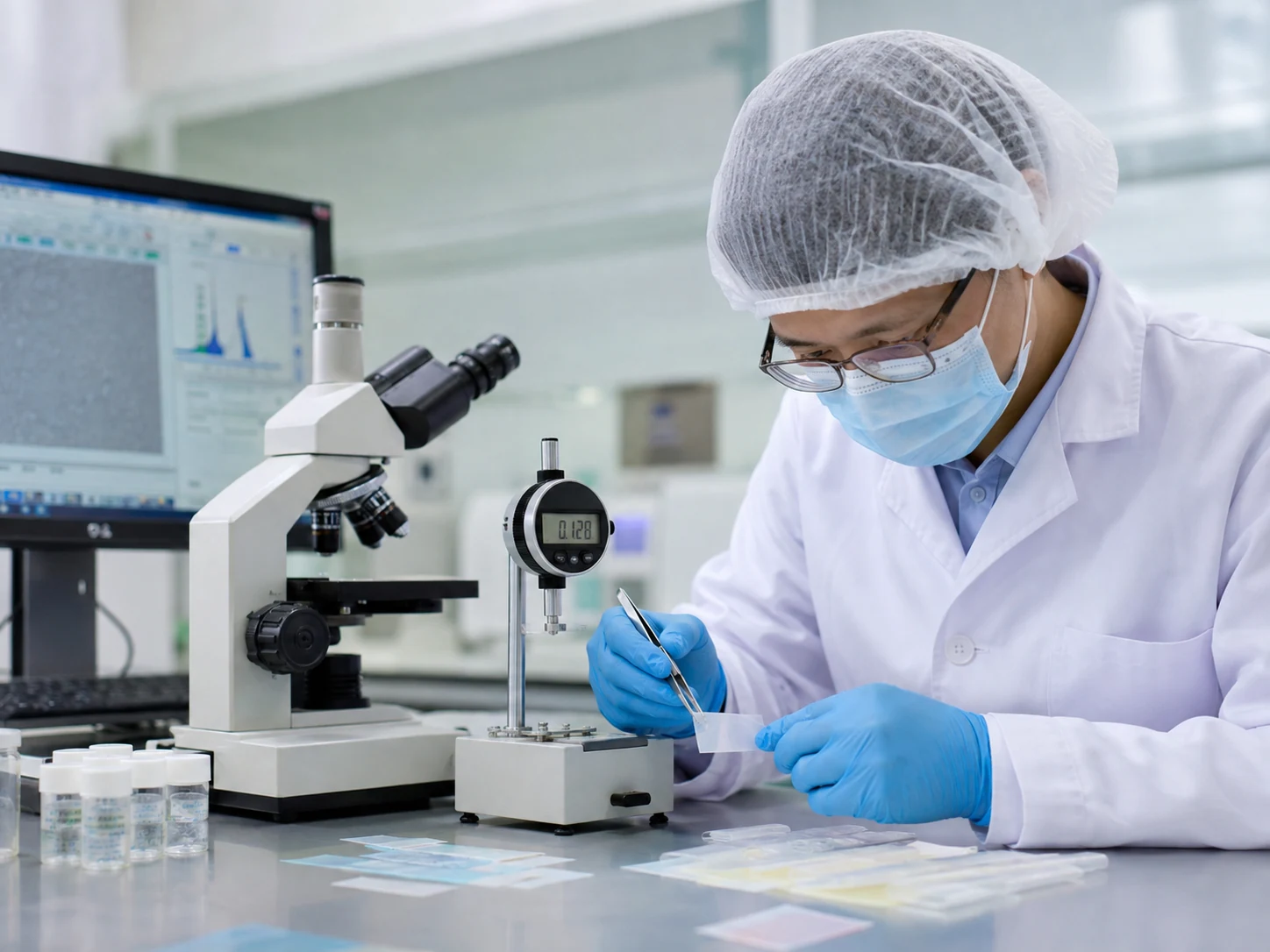Quality inspection during oral dissolving film production