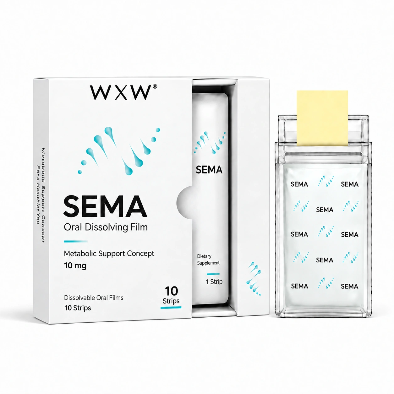 SEMA 10 mg oral dissolving film concept