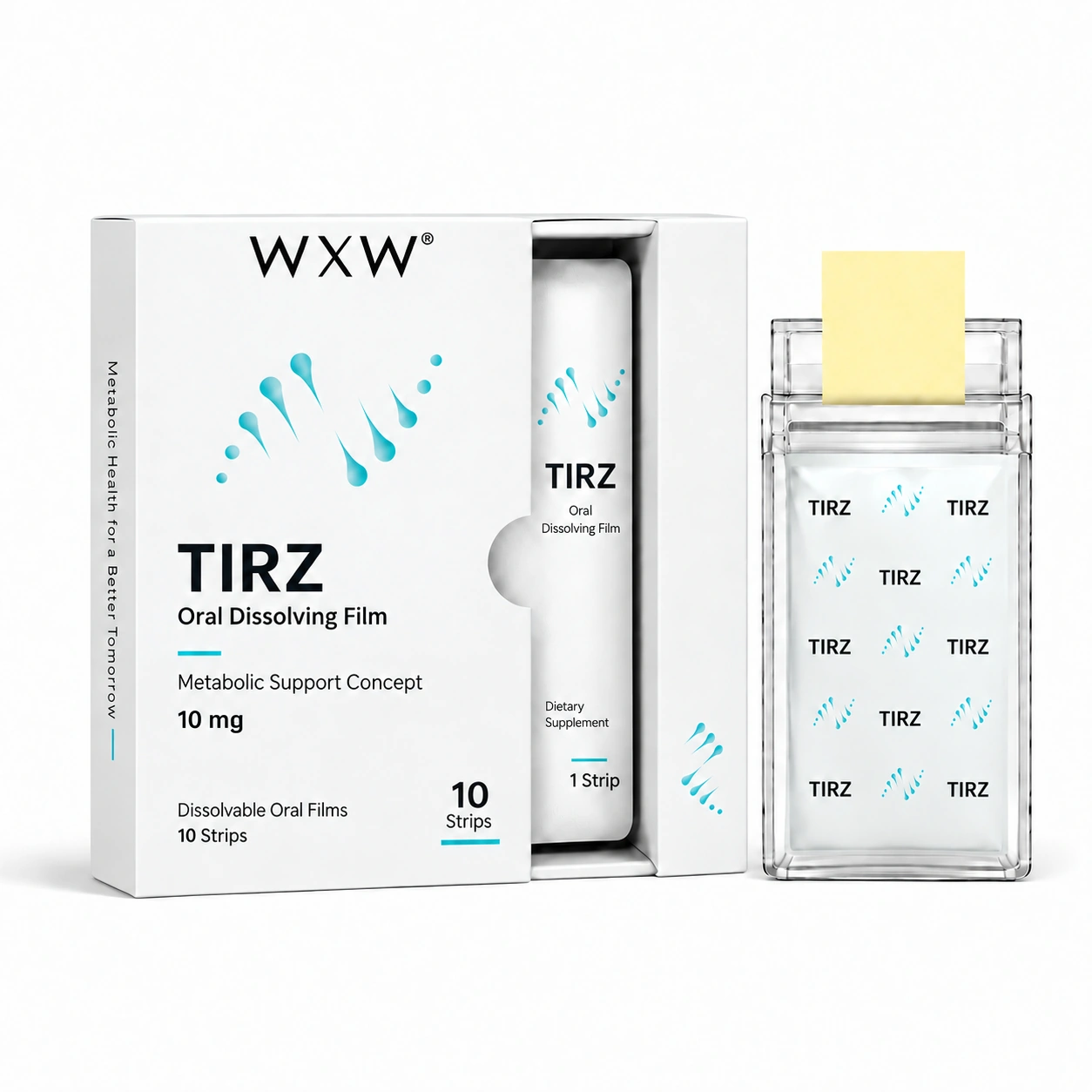 TIRZ 10 mg oral dissolving film concept