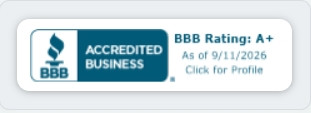 BBB accreditation & rating reference artwork